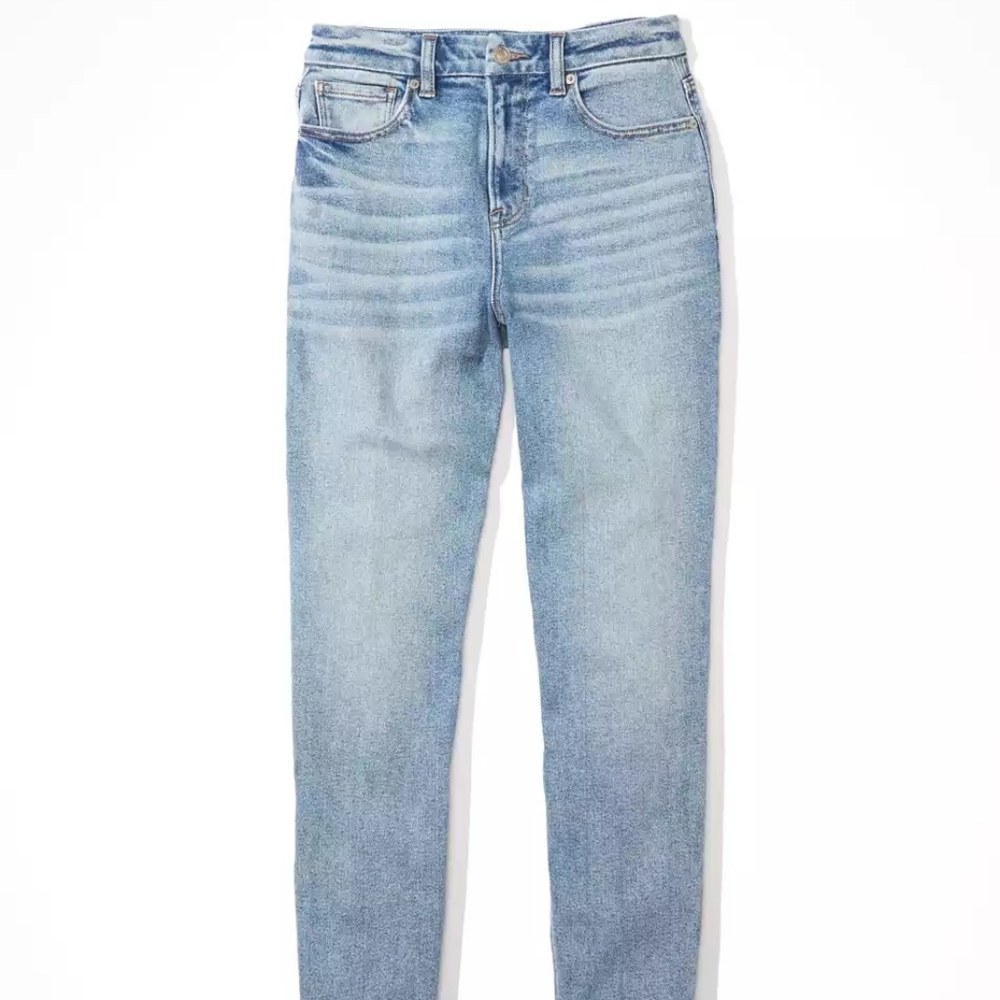 American eagle stretch curvy mom jeans